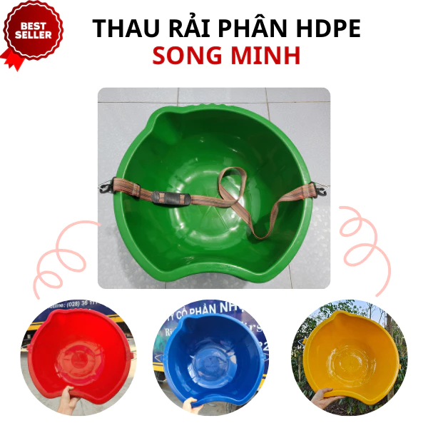 Thau nhựa rải phân bón tại TP HCM
