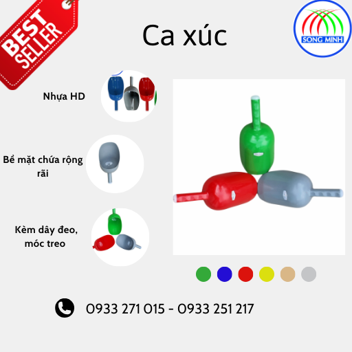 Ca xúc nhựa HD xúc cám, xúc gạo... Ca xúc nhựa HD xúc cám, xúc gạo...