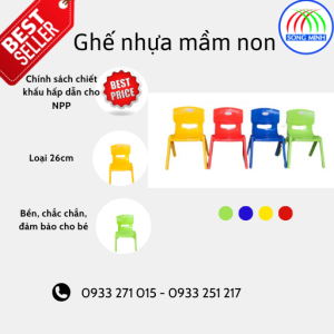 Ghế nhựa mầm non