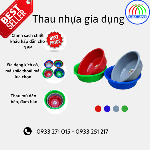 THAU NHỰA GIA DỤNG SONG MINH