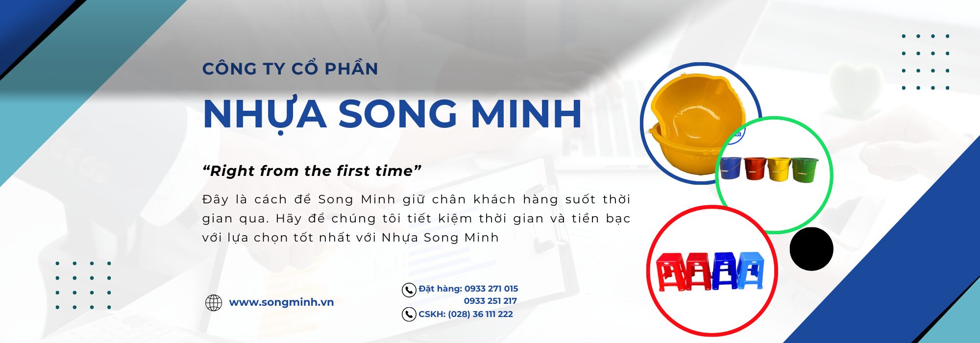 Công ty Cổ Phần Nhựa Song Minh chuyên sản xuất sản phẩm nhựa