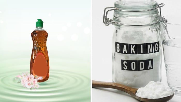 Sử dụng baking soda để xóa bỏ mốc trên đồ nhựa