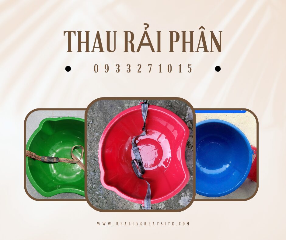 Thau Rải Phân Từ Nhựa HDPE