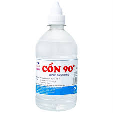 Tẩy mực trên đồ nhựa bằng dung dịch cồn