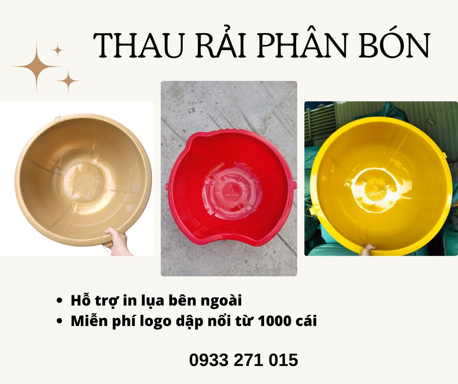 Chậu rải phân bón Song Minh