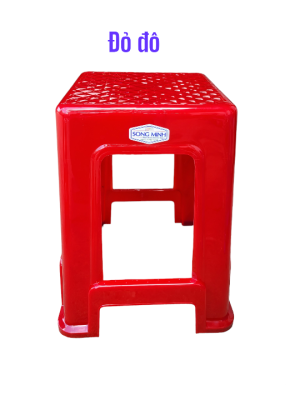 Ghế cao chống trượt đỏ đô