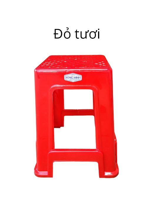 đỏ tươi Ghế cao chống trượt đỏ tươi
